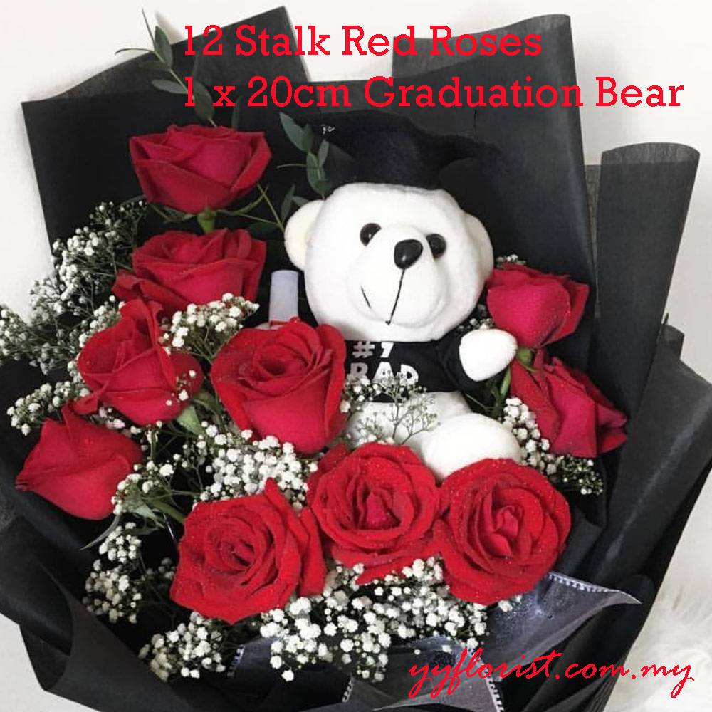 Graduation Roses BouquetKuala Lumpur Online Florist MalaysiaYYDuet